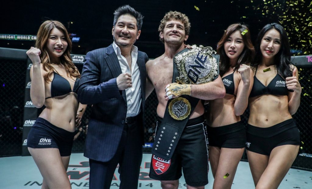 Ben Askren retires undefeated after defeating Shinya Aoki