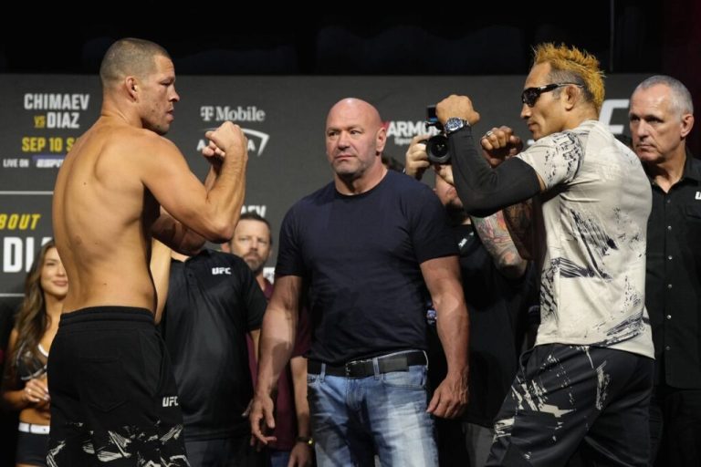 Nate Diaz vs. Tony Ferguson betting odds released before UFC 279 fight
