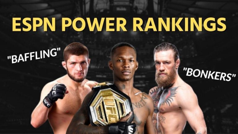 Our reaction to ESPN’s “baffling” MMA Power Rankings: How would we rank Adesanya, Khabib, McGregor?