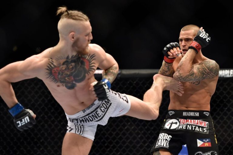 Should Conor McGregor and Dustin Poirier be fighting for the UFC lightweight title?