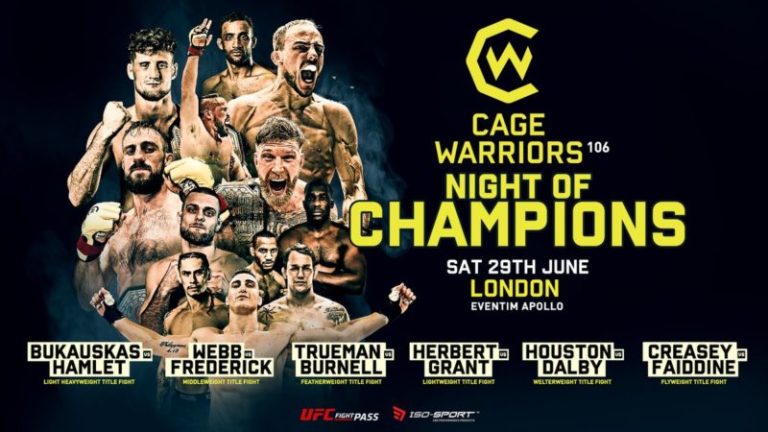 Cage Warriors 106 Fight Card Preview: A guide to the promotion’s biggest ever event