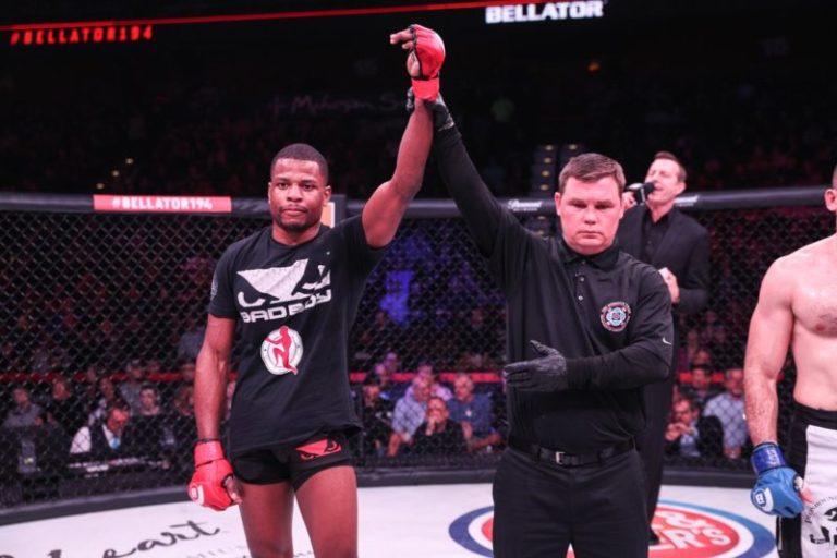 Bellator 221’s Tywan Claxton on his famous flying knee: “I wish they’d stop playing that sh*t”