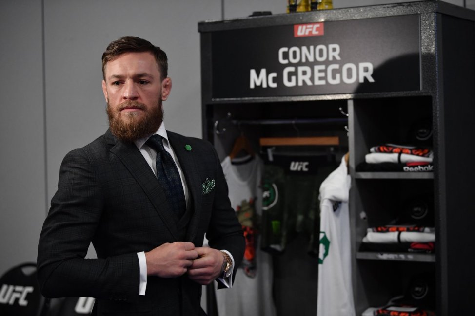 Conor McGregor backstage before a UFC fight (Zuffa LLC)
