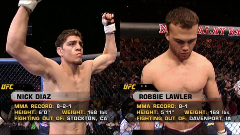 UFC 266 Flashback: Nick Diaz vs. Robbie Lawler first fight at UFC 47