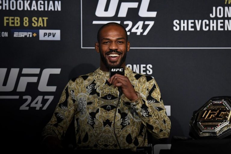 Jon Jones appears to give credence to infamous ‘hiding under the ring’ story