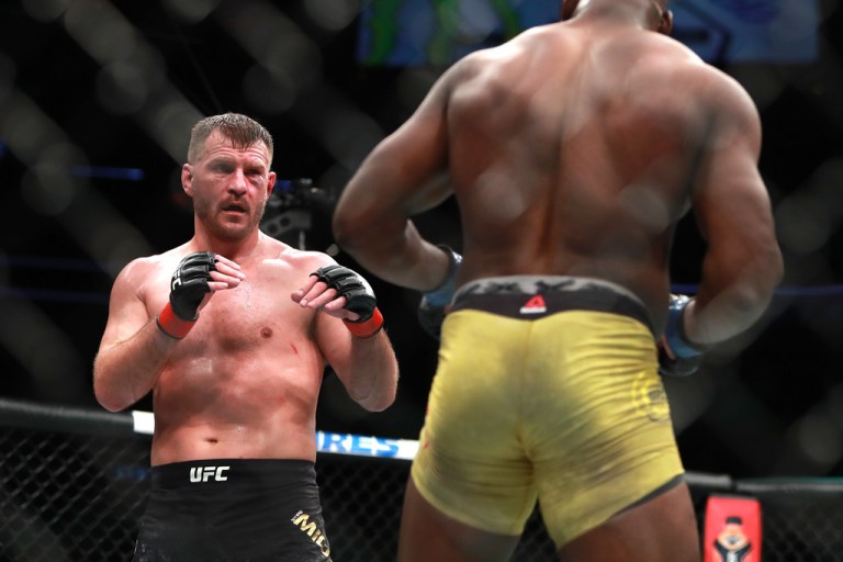 Stipe Miocic’s eye is healed, says next opponent could be Francis Ngannou