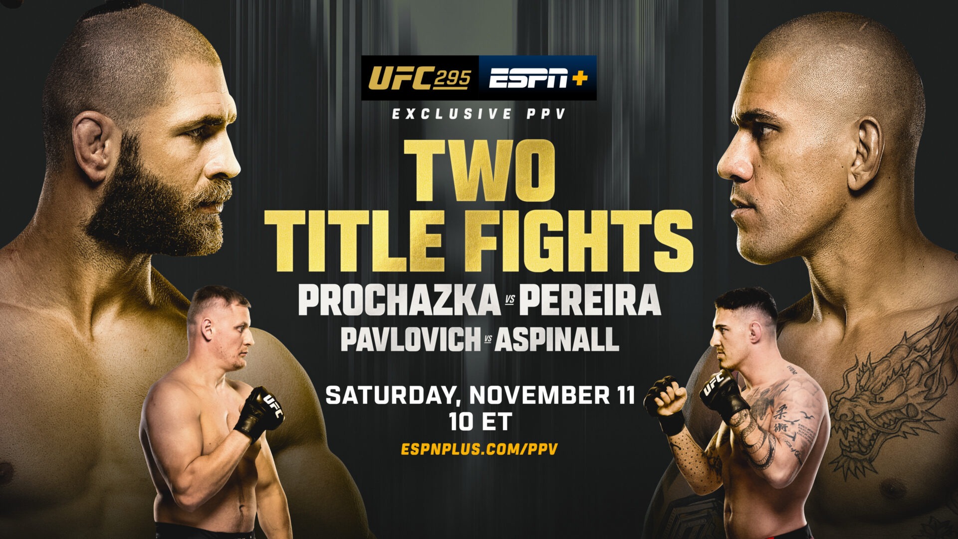 How much is UFC 295 PPV price on ESPN+? Prochazka vs. Pereira cost 1