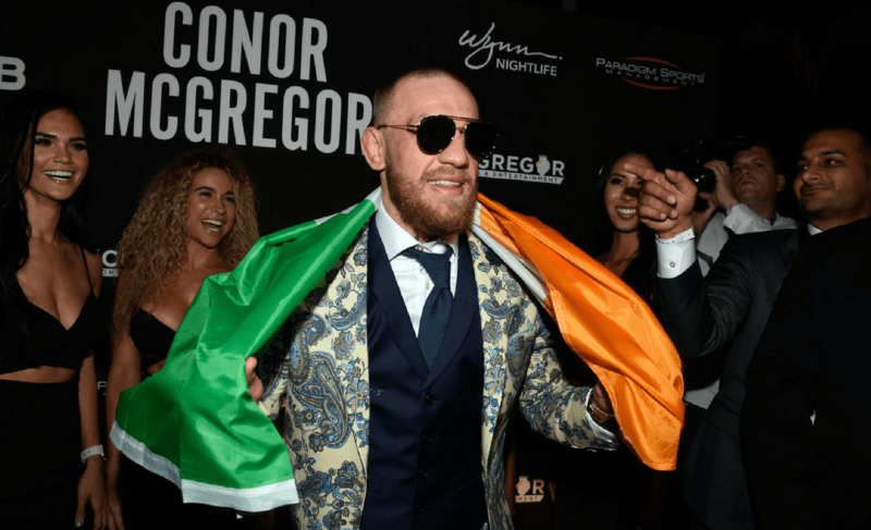 Conor McGregor attends his after-fight party